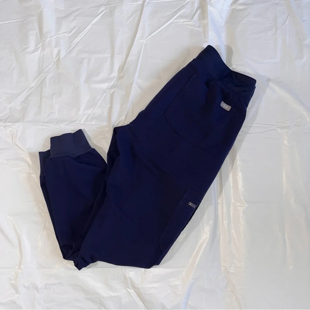 Figs Deep Blue Technical Pants XS/P - Picture 2 of 4